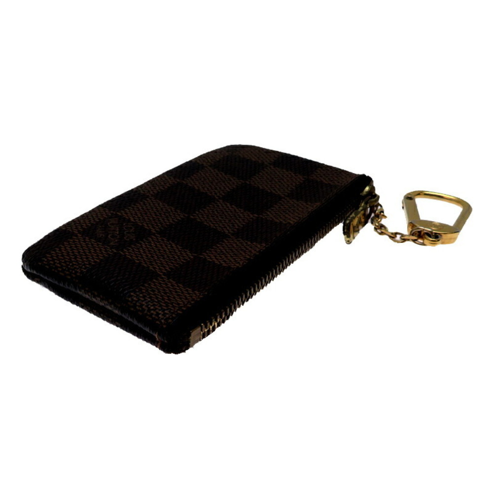 LOUIS VUITTON Authentic Brown Damier Pochette Mini Bag - Picture 3 of 9